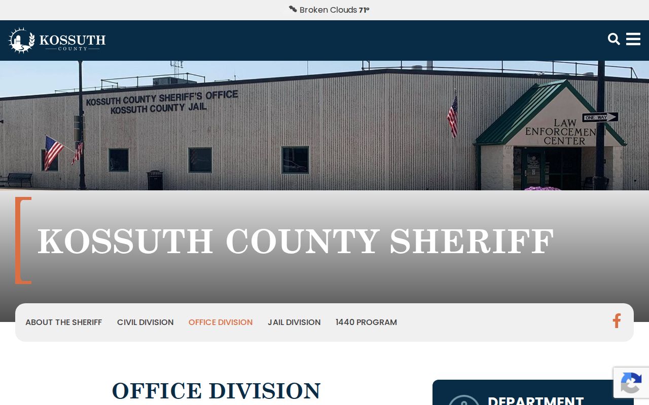Algona criminal records shared Police and Kossuth Sheriff lobby information